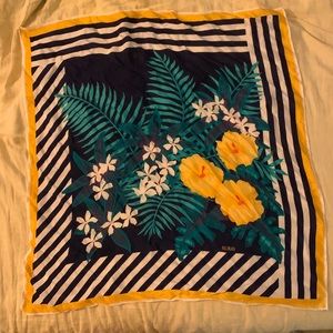Bill Blass 100% Silk Scarf